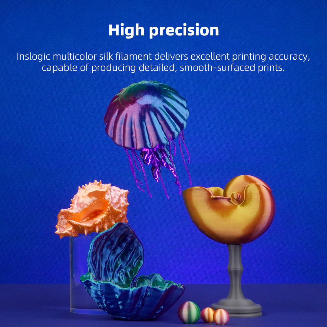 (Vorbestellung) Inslogic PLA Multicolor Silk Filament