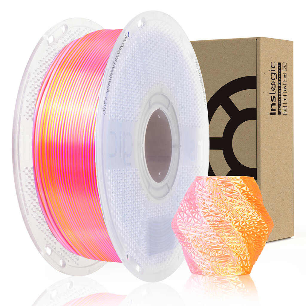 Inslogic Multicolor Silk PLA Filament