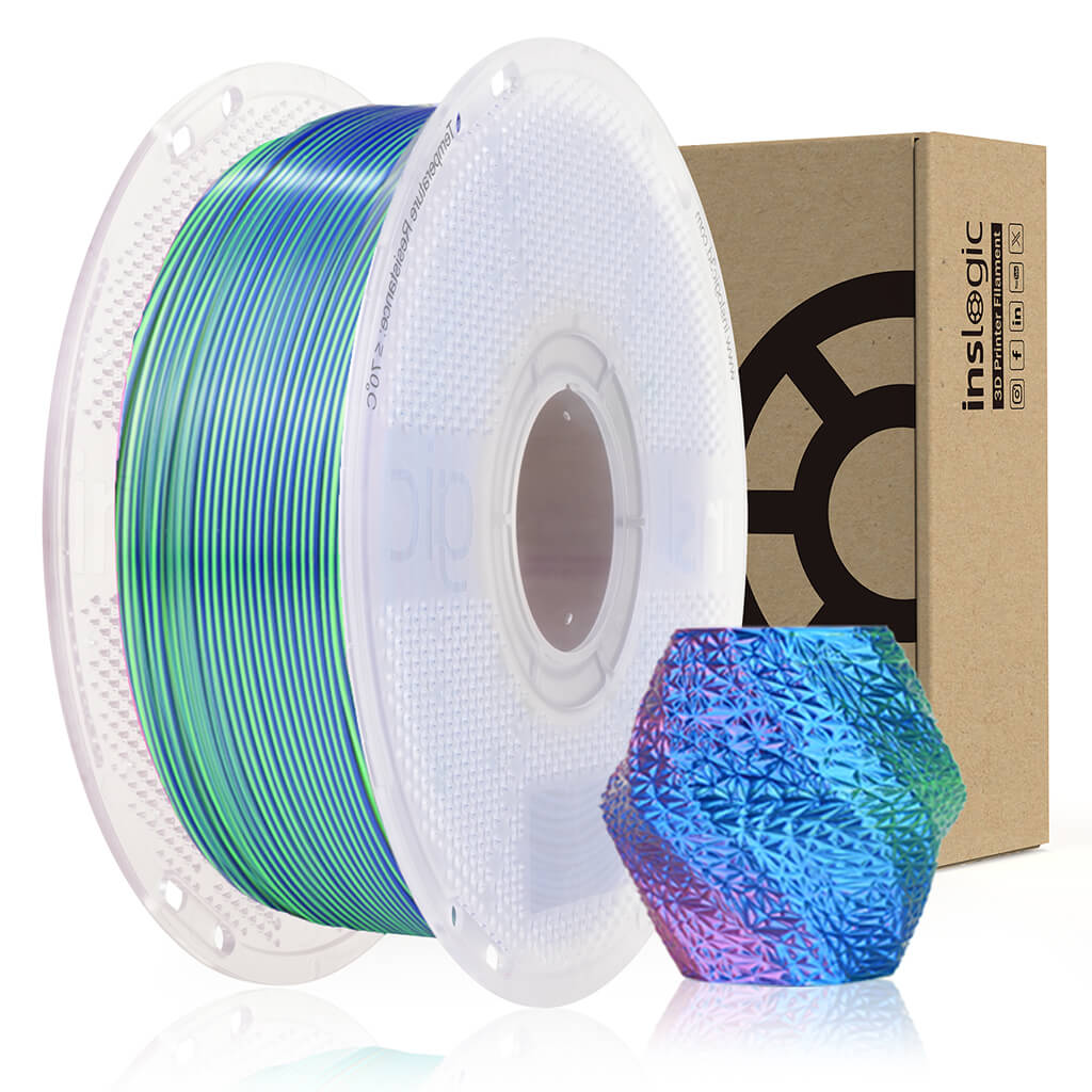 Inslogic Multicolor Silk PLA Filament