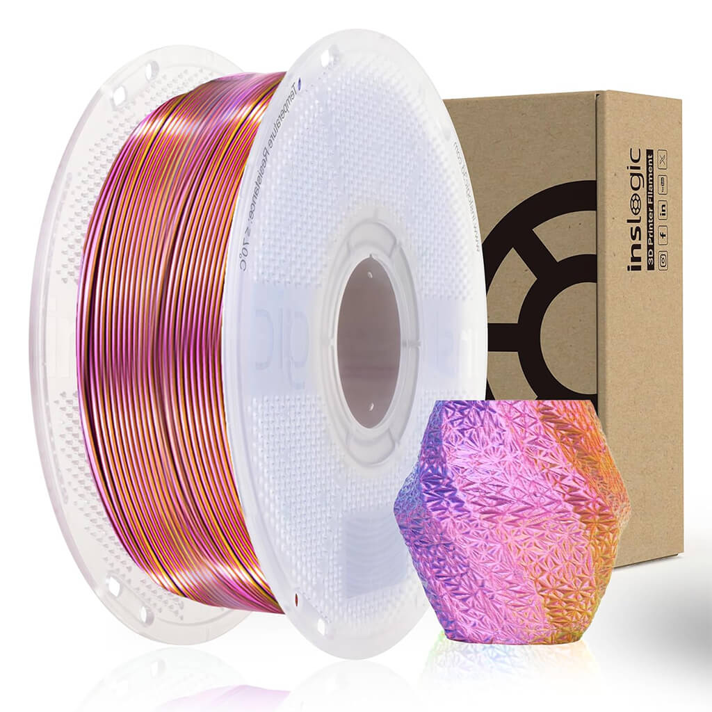 Inslogic Multicolor Silk PLA Filament