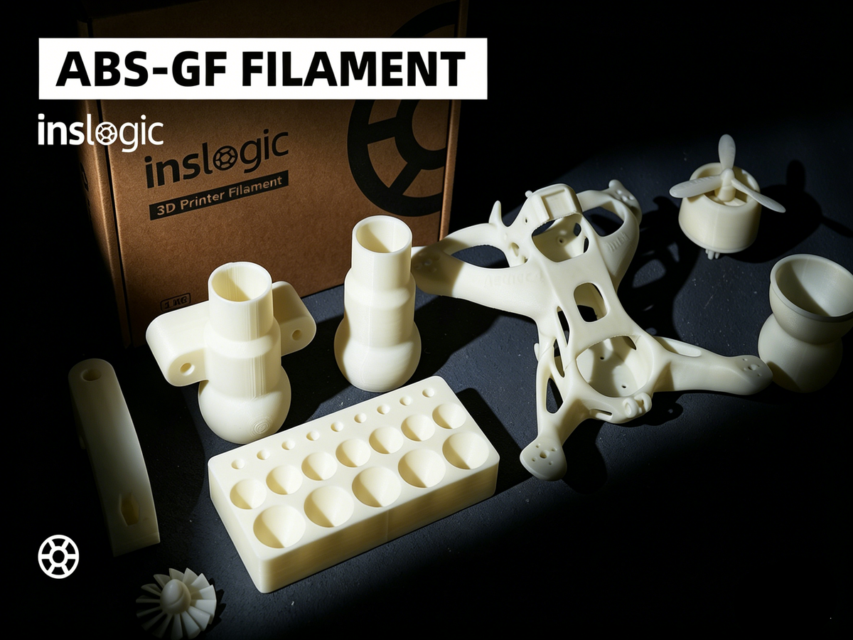 INSLOGIC ABS-GF10 Filament – Strength, Precision, and Reliable 3D Printing