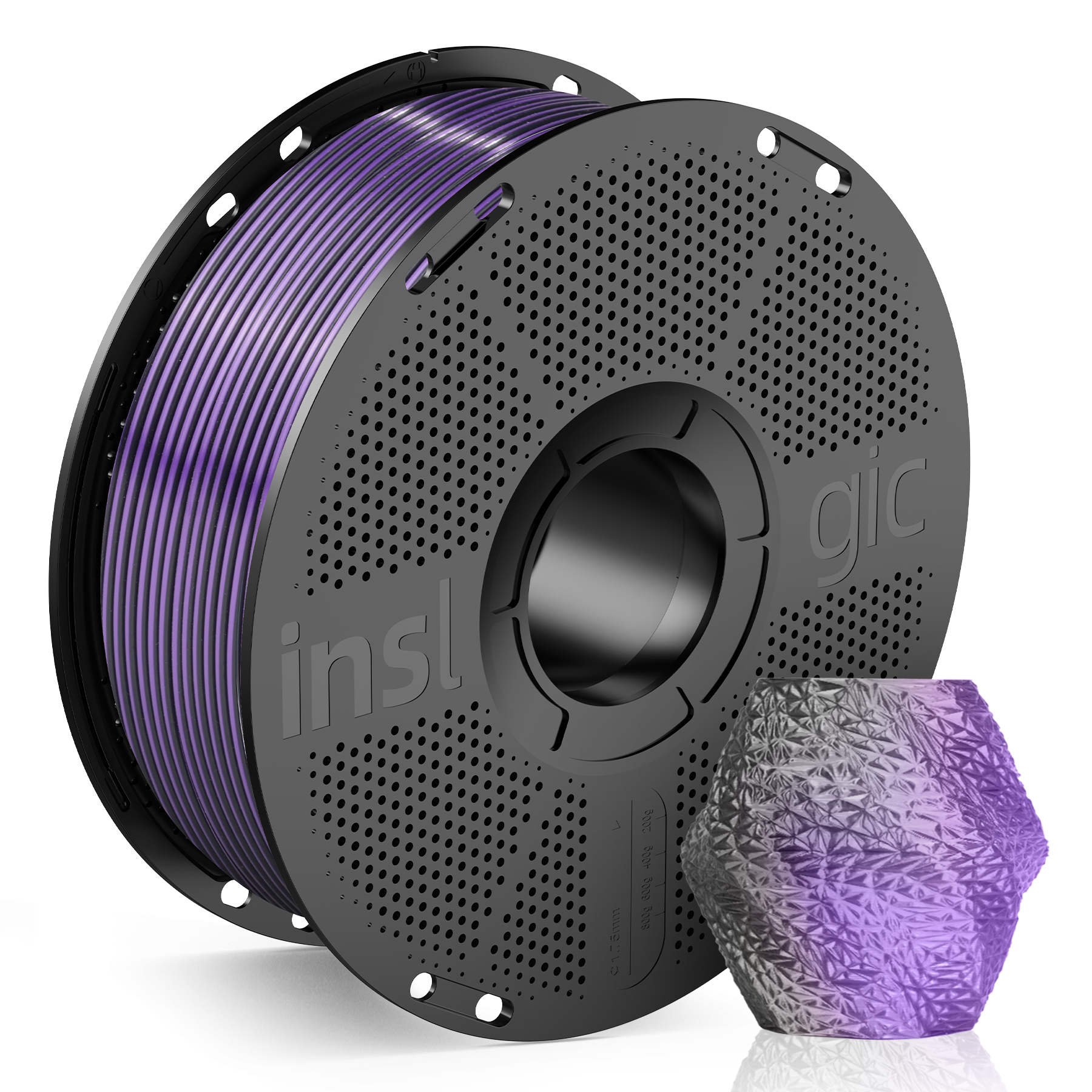 Inslogic Multicolor Silk PLA Filament