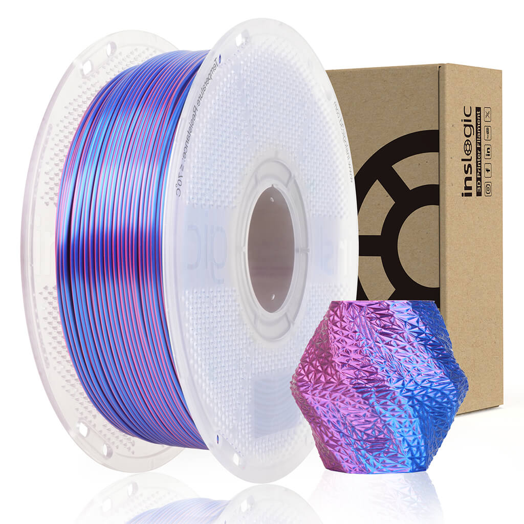 Inslogic Multicolor Silk PLA Filament