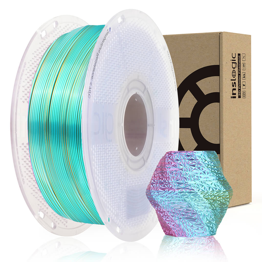 Inslogic Multicolor Silk PLA Filament
