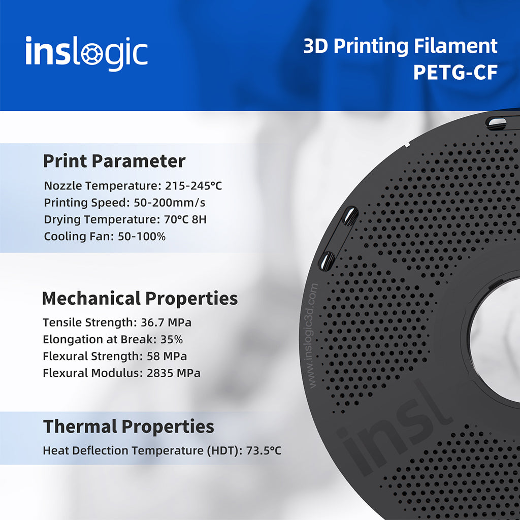 Inslogic PETG-CF10 Filament